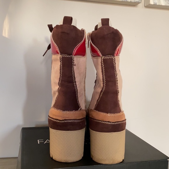 Bamboo side zip ankle booties - Picture 3 of 6